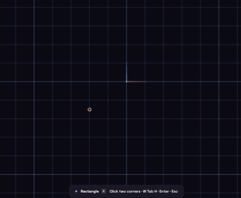 Drawing a rectangle and extruding it into a block